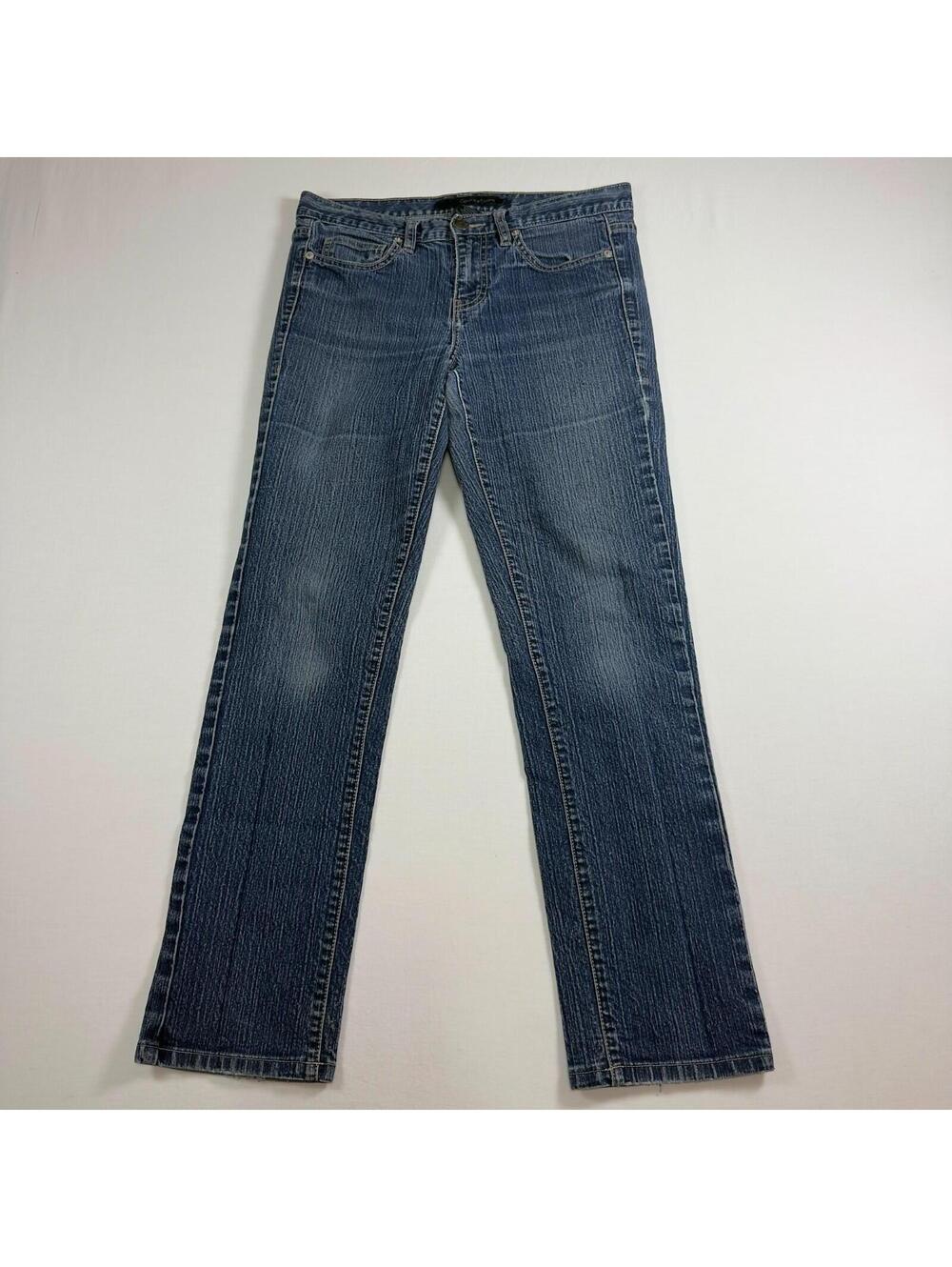 Calvin Klein Bootcut Medium Wash Jeans Womens 6 Mid Rise Zipper fly